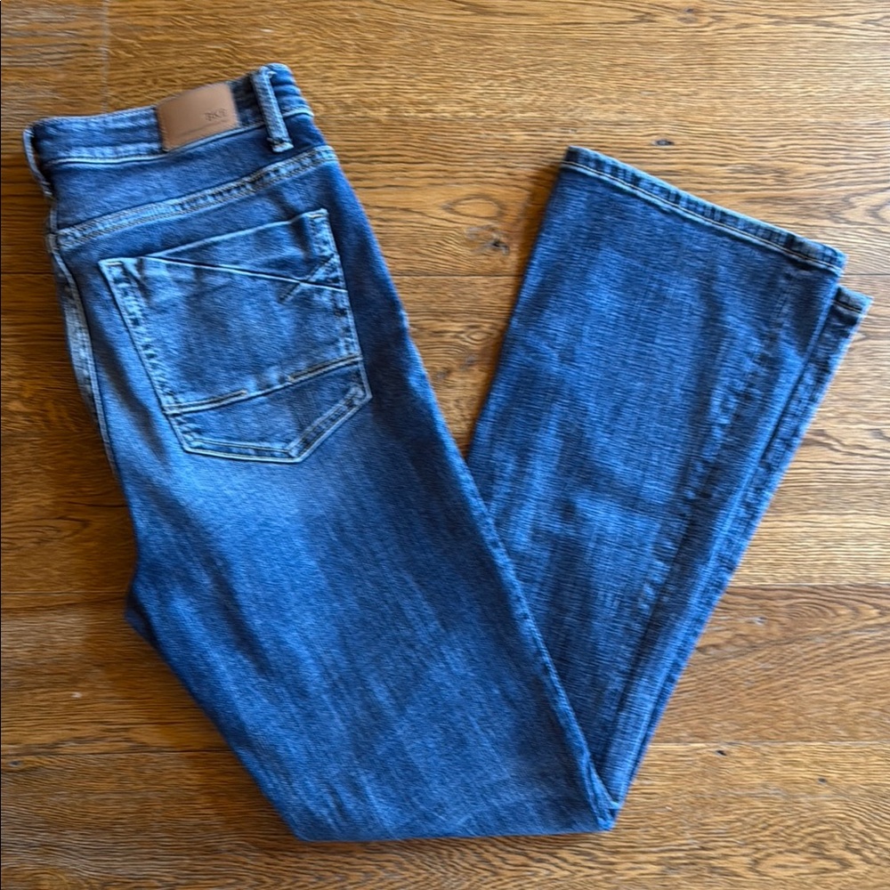 BKE Women's Boot Cut Jeans - Blue